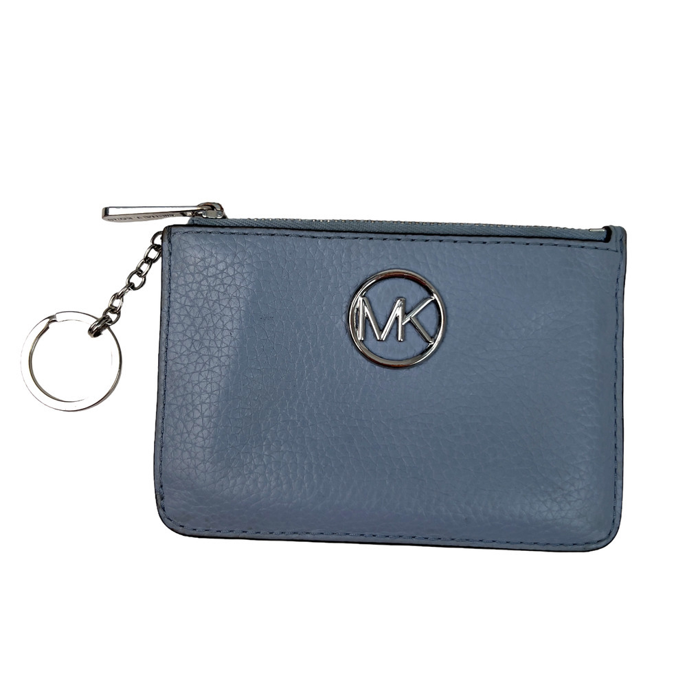 Michael Kors Fulton Coin Pouch and Card Case with Key Ring and ID Window